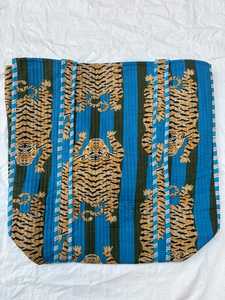 Cotton Tote Bag Handmade Eco Friendly Reusable Shopping Bag Quilted Carry Bag For Daily Use And Travel At Factory Price - Product Image 2