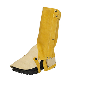 Couvre-chaussures de soudage en cuir de haute qualité, personnalisables, résistants à la chaleur - Product Image 4