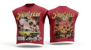 T-shirt en coton 100% uni, style streetwear, manches courtes, été, hip-hop, vintage, impression DTG, tendance, élégant, faible MOQ - Product Image 5