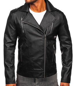 Nueva Chaqueta de Invierno Acolchada de Cuero Genuino 100% Original para Hombre, Elegante y de Alta Calidad - Product Image 1