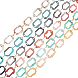 Chaînes en résine personnalisables pour femmes, maillons en G, bijoux de masque, vente en gros d'usine, chaînes sur mesure, pièces et accessoires spéciaux pour sacs - Product Image 3
