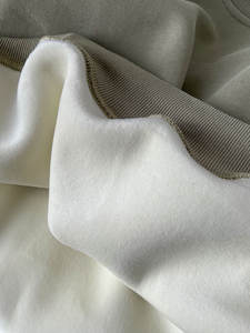 Sweat-shirt à capuche unisexe pour femme, court, uni, doublé en coton, avec broderie, épaules tombantes, saison printemps - Product Image 5