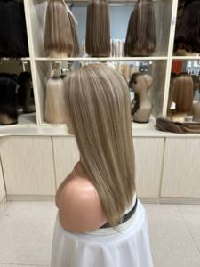 Perruques frontales en dentelle HD en cheveux humains vierges chinois en gros, longues, tailles de bonnet moyennes, petites et grandes, densité 150%, sans colle - Product Image 4