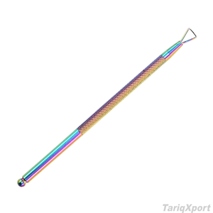 Pousse-cuticules professionnel double embout en acier inoxydable de haute qualité, outil de nettoyage en forme de cuillère, logo personnalisé, ensemble réutilisable pour manucure - Product Image 2