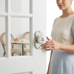 La Petite Cubine Ceramic Door Knob Round Stainless Steel Modern Entry Handle Durable Furniture <b>Hardware</b> for Kitchen & <b>Wardrobe</b> - Product Image 4
