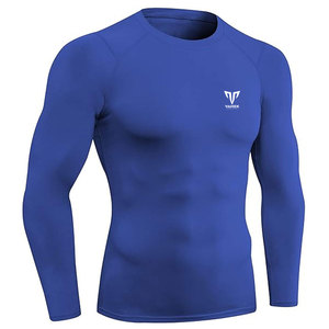 Chemises de compression d'hiver pour hommes, tricotées, en tissu respirant, coupe classique, conçues pour la salle de sport, l'entraînement et les performances sportives - Product Image 5