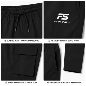 2026 Trending Men's Casual <b>Cargo</b> Pants Lightweight Multi-Pocket Outdoor Tactical Trousers Streetwear Joggers Elastic Waistband - Product Image 4