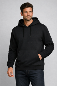 Conjunto Deportivo de Hombre con Capucha, Color Negro y Rojo, Cortavientos, 2 en 1, Manga Larga, Informal, para Invierno, con Bolsillos Laterales y Cordón Ajustable - Product Image 3