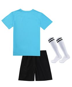Maillots de football unisexes à séchage rapide, uniformes de football à manches courtes pour l'été - Product Image 1