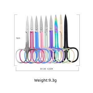 Tijeras de Uñas Profesionales ANAAIF, de Acero Inoxidable Afilado con Mango de Cerámica, Hoja Recta, Seguras para Manicura y Cejas - Product Image 3