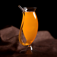 Nouvelles tasses à bière personnalisées en verre à double paroi isolé, sans BPA, avec paille, design créatif en forme de vampire, durables, 300 ml