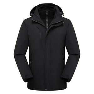 Unisex <b>Waterproof</b> Men Windbreaker <b>Jacket</b> Windproof Hooded Casual Style Zipper Closure Breathable Plus Size High Demanding - Product Image 5
