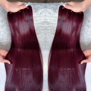 Article d'été tendance Extensions de cheveux humains vietnamiens purs et droits Os Vendeur de cheveux vierges Perruques Full Lace Front sans colle - Product Image 6