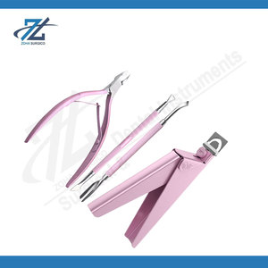 Ciseaux à ongles de salon en acier inoxydable, outil de coupe pour manucure et pédicure, usage domestique, outil de beauté pour les doigts, Boson Glass 13mm, fabriqué au Pakistan - Product Image 2
