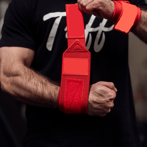 Bandes de poignet réglables en néoprène de 7 mm pour l'entraînement de force, le CrossFit et la musculation - Tissu antidérapant durable et design confortable - Product Image 4