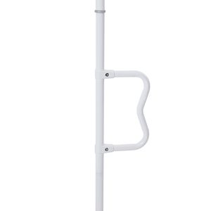 Barra di Supporto Antiscivolo per Bagno con Capacità di 136 kg, da Pavimento a Soffitto, con Impugnatura Curva, Dispositivo di Assistenza per il Trasferimento - Product Image 6