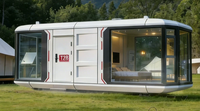 Offre Spéciale : Maison Conteneur Respirante et Insonorisée avec Plafond Ciel Étoilé, Idéale pour Sites Touristiques, Grande, Entièrement Meublée et Personnalisable