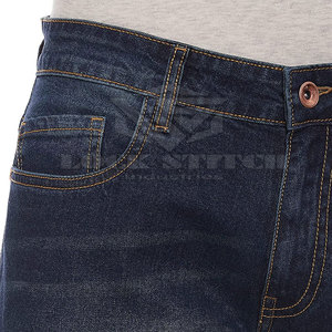 Jean en coton 100% pour homme, coupe droite, léger, taille mi-haute, décontracté, extensible, élégant, confortable et durable - Product Image 4