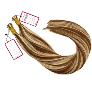 Raw Virgin Double Drawn Mix color 22 inches Light Brown Color Bulk Hair Human Hair Extensions Deep Curly Bulk Hair Extensions