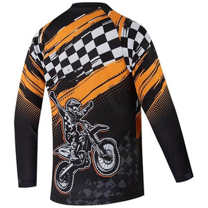 Maillot de cyclisme pour enfants, maillot de motocross pour jeunes, chemise de vélo pour garçons, hauts de motocross à manches longues pour filles, pour le tout-terrain et la descente - Product Image 3