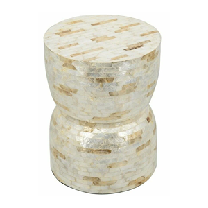 Mesa Auxiliar de Alta Gama con Acentos de Nácar, Mesa Lateral con Incrustaciones de Concha Estándar de Exportación, Fabricante de Muebles de Lujo al por Mayor de Vietnam - Product Image 1