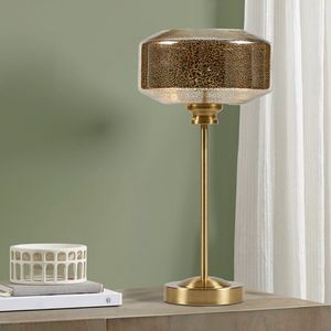 Lampada da Tavolo in Vetro Mercurizzato da 17 Pollici - Elegante e Raffinata Decorazione per la Casa - Product Image 1