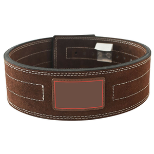 Cinturón de Levantamiento de Pesas Profesional de Cuero con Hebilla de Acero Resistente, Soporte Cómodo para Entrenamiento - Product Image 3