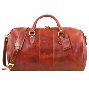 OEM Supply Customized Sized Logo Eco-Friendly Cowhide <b>Leather</b> Sport Duffel 100% Genuine <b>Leather</b> Unisex Travel <b>Bag</b> Waterproof - Product Image 5