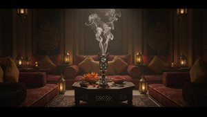 Brûleur à encens Mabkhara en bois fait main avec incrustation de nacre et insert en laiton, brûleur à oud traditionnel pour cadeaux de Ramadan, articles de table - Product Image 6