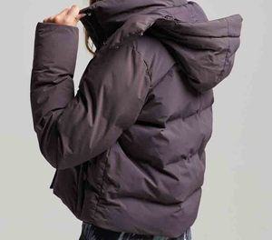 <b>Women's</b> Quilted Knitted Embroidery Winter Casual <b>Zip</b> Button Breathable Puffer <b>Jacket</b> - Product Image 3