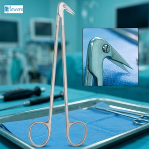 Ciseaux chirurgicaux à coupe inversée Cooley pour la chirurgie générale, certifiés CE, instrument manuel de classe I - Product Image 2