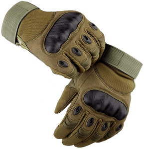 Guantes de Cuero Negros de Invierno Personalizados con Pantalla Táctil Completa, Antideslizantes, para Motocicleta, Resistentes a Impactos, Impermeables y Ligeros - Product Image 1
