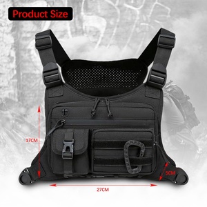 Outdoor Borsttas Voor Mannen En Vrouwen Tactisch Vest Voor Hardlopen Fietsen Edc Borstpakket Rig Voor Sporttrainingen - Product Image 1