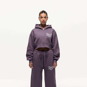 Nuevo Conjunto Deportivo de Alta Calidad con Diseño Personalizado, Conjunto Deportivo de 2 Piezas para Mujer, Sudadera con Capucha y Pantalones Deportivos Transpirables, Conjunto para Gimnasio y Ropa Urbana - Product Image 4