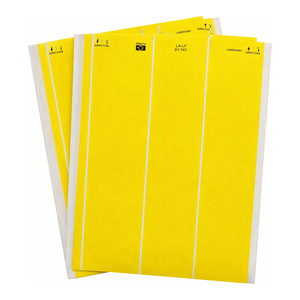 Étiquettes en polyester Brady LaserTab pour imprimantes laser, 1 po de hauteur x 2,5 po de largeur, durables, autocollantes, pour identification en laboratoire - Product Image 3