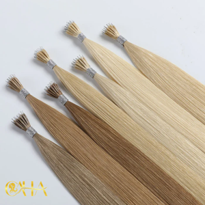 All Colors Vietnamese Virgin Remy Human Hair I Tip Keratin Hair Extensions Double Drawn OEM ODM Wholesales - Product Image 1