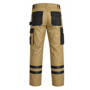 Pantalon de travail en sergé de coton ignifuge NFPA 2112, poches cargo utilitaires, hydrofuge, certifié ASTM/EN, tissu 7,5 oz - Product Image 3
