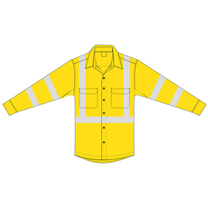 High Quality 878 Customized Logo <b>Sunscreen</b> UPF 50+ AS/NZS 4602.1 100% Cotton High Visibility Safety Shirts for Men 2026 OEM - Product Image 4