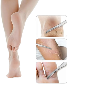Set Profesional de Manicura y Pedicura, Cuchilla para Callos, Mango de Acero Inoxidable, Kit para Eliminar Piel Dura - Product Image 4