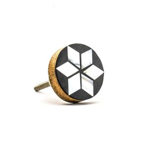 Modern Design MOP Inlay KNOBS MOP Drawer Knobs Cabinet Knobs Mother Of Pearl Knobs Resin Knobs At <b>low</b> wholesale Price - Product Image 3