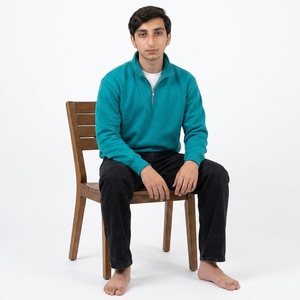 Sudadera Personalizada para Hombre con Cierre de Cremallera, Felpa Suave, Corte Holgado, Cuello Alto, Ropa Deportiva Casual, Estilo Urbano - Product Image 5