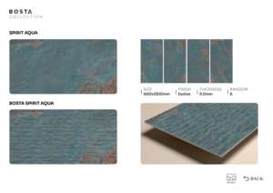 Dalle en porcelaine émaillée de luxe 600x1200mm 60x120cm 24x48 pouces, grande surface décorative pour projets élégants de murs et de sols - Product Image 3