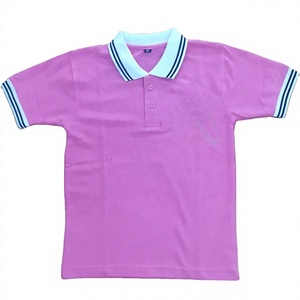 Vente en gros d'usine Chemises polo d'uniforme scolaire unisexe pour enfants Conception de logo personnalisée 100% coton Haute qualité Confortable Durable - Product Image 1