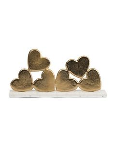 Metal <b>Heart</b> Table Centerpiece Stylish Decorative Accent For Romantic Dinner And Home Interior Decoration - Product Image 1