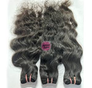 Arrow Exim - Cabello Humano Natural 100% Remy Indio con Cutícula Alineada, Ondulado Suave, de un Solo Donante, 100g, 100 Piezas - Product Image 6