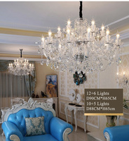 Lustre en cristal moderne de luxe Bougeoir unique Lampes suspendues au plafond pour salle à manger Restaurant Fournisseur de haute qualité