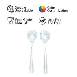 [Holar] Juego de Tenedores para Ensalada de Plástico Transparente Irrompible de 9 Pulgadas, Hecho en Taiwán, para Cocina, Comedor, Buffet y Catering - Product Image 3