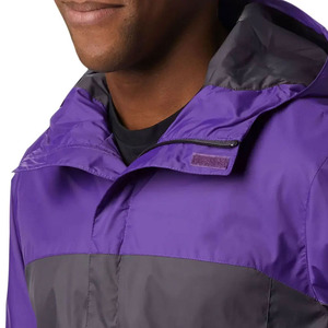 Multi Panel <b>Men's</b> Hooded Windbreaker Jackets <b>Coats</b> Waterproof Outdoor Hiking Wear Zipper <b>Rain</b> Jacket Outerwear Jacket <b>Men</b> - Product Image 3