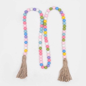 Most Selling Handmade <b>Wooden</b> Bead Garlands <b>Rustic</b> Home Decor for Wall Hanging and Table Styling Available For Sale - Product Image 5