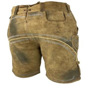 Lederhosen en daim de chèvre pour homme de qualité supérieure - Shorts traditionnels bavarois authentiques jusqu'aux genoux pour l'Oktoberfest - Product Image 4